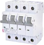 Автоматичний вимикач ETIMAT 6 3p+N 20А, тип C, 6 kA, ETI [002146517]