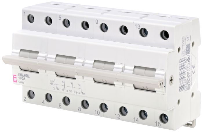 Перемикач навантаження SSQ 4100 "1-0-2", 4p 100A, ETI [002421448]