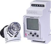 Сутінкове реле з цифровим таймером SOU-2 230V AC (1x8A_AC1), ETI [002470020]