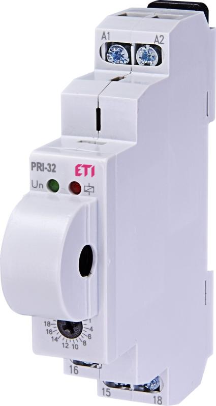 Реле контролю споживаного струму PRI-32 UNI 24-240V AC, 24V DC (1-20A) (1x8A_AC1), ETI [002471830]