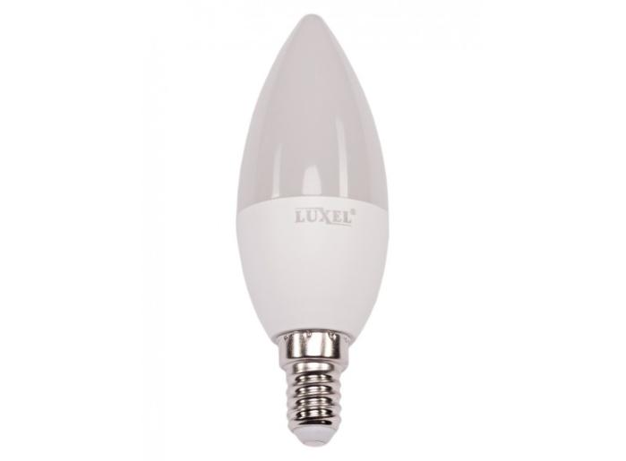 Лампа LED C37, 5 Вт, E14, 4000К, Luxel [044-N]