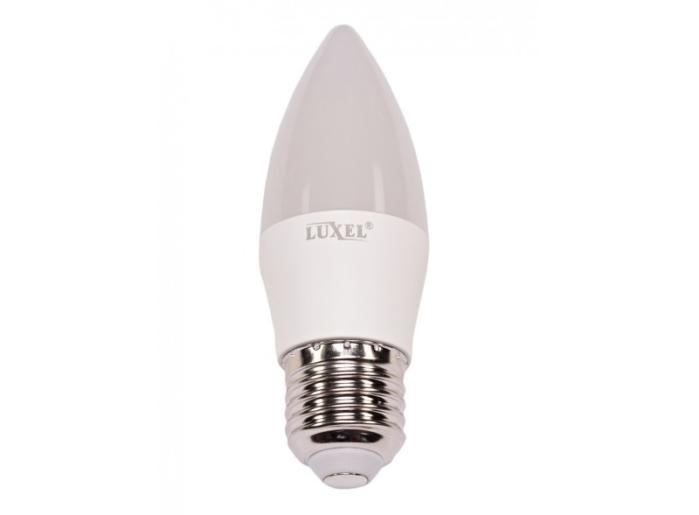 Лампа LED C37, 7 Вт, E27, 4000К, Luxel [042-N]