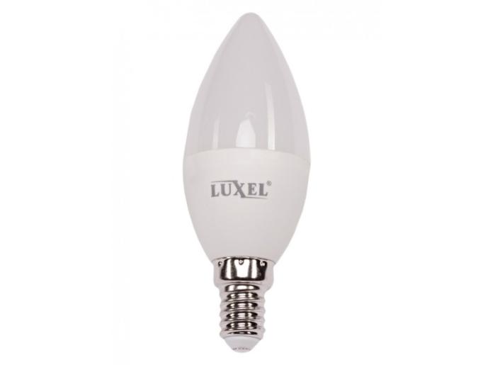 Лампа LED C37, 6 Вт, E14, 4000К, Luxel [045-NE]