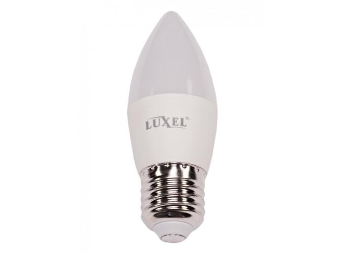 Лампа LED C37, 10 Вт, E27, 4000К, Luxel [042-NE]