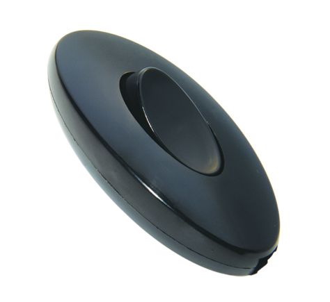 Вимикач для бра 6А 250В IP44, чорний, Makel [10064]