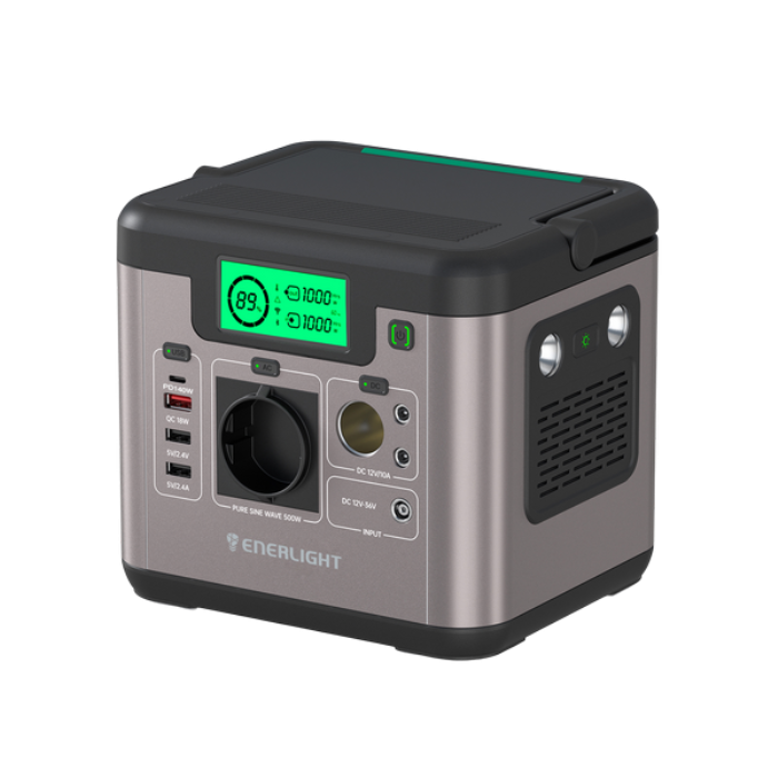 Портативна зарядна станція PowerGo 500, Enerlight