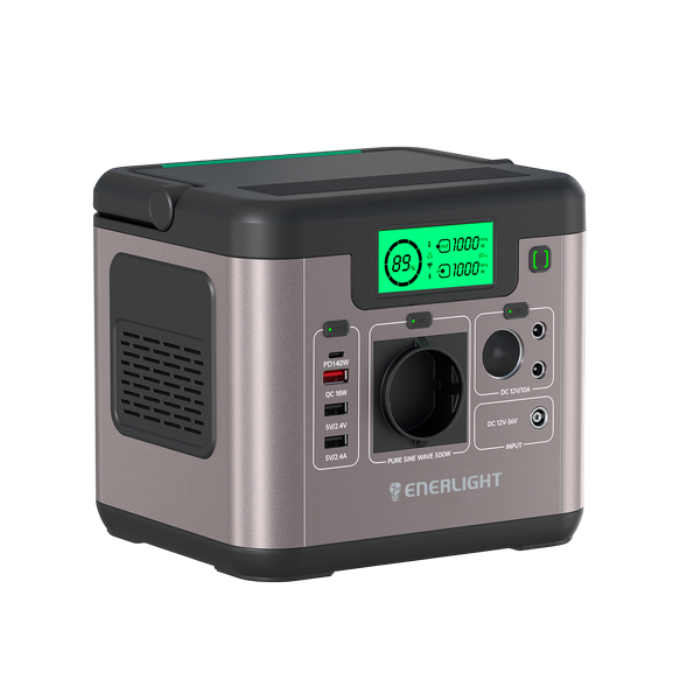 Портативна зарядна станція PowerGo 500, Enerlight