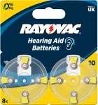Батарейка Rayovac 10, BLI 8 шт, Varta [4610745418]