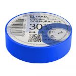 Ізоляційна стрічка 0.13мм х 19мм х 30м, блакитний, TAKEL [502653с]