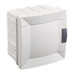 Щит на 4 автомати для прихованого монтажу, з білими дверцятами, Makel [28001219]