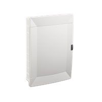 Щит на 36 автоматів для прихованого монтажу, з білими дверцятами, Makel [28001224]