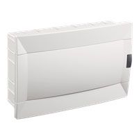 Щит на 16 автоматів для прихованого монтажу, з білими дверцятами, Makel [28001225]