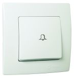 Кнопка дзвінка Lillium Natural Kare, без підсвітки, білий, Makel [32001050]