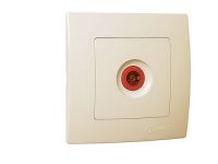 Розетка TV кінцева Lillium Natural Kare, кремовий, Makel [32010027]