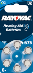 Батарейка Rayovac 675, BLI 6 шт, Varta [4600745416]