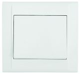 Вимикач одноклавішний Defne без підсвітки, білий, Makel [42001001]