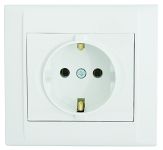 Розетка із з/к Defne, без шторок, білий, Makel [42001028]