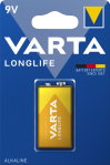 Батарейка Longlife 6LR61, BLI 1 шт, Varta [4122101411]