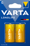 Батарейка Longlife C, BLI 2 шт, Varta [4114101412]