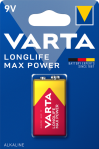 Батарейка Longlife Max Power 6LR61, BLI 1 шт, Varta [4722101401]
