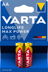 Батарейка Longlife Max Power AA, BLI 2 шт, Varta [4706101412]