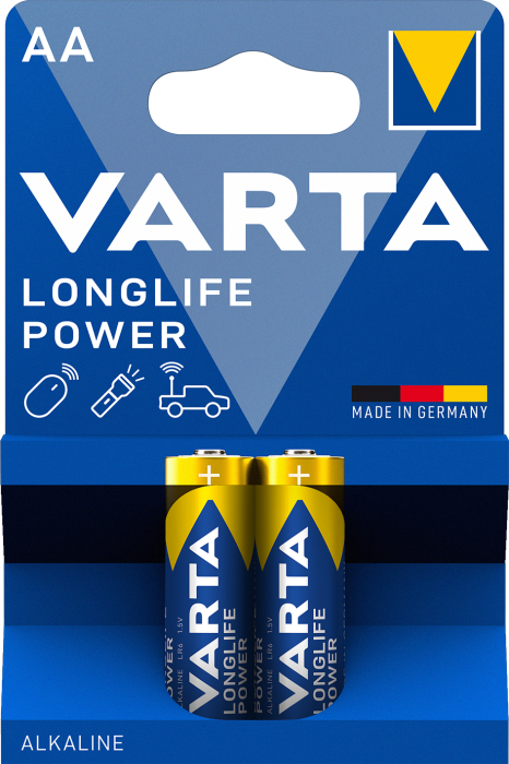 Батарейка Longlife Power AA, BLI 2 шт, Varta [4906121412]
