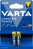 Батарейка Longlife Power AAA, BLI 2 шт, Varta [4903121412]