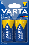Батарейка Longlife Power D, BLI 2 шт, Varta [4920121412]