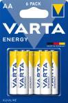 Батарейка Energy AA, BLI 6 шт, Varta [4106229416]