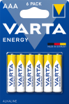 Батарейка Energy AAA, BLI 6 шт, Varta [4103229416]