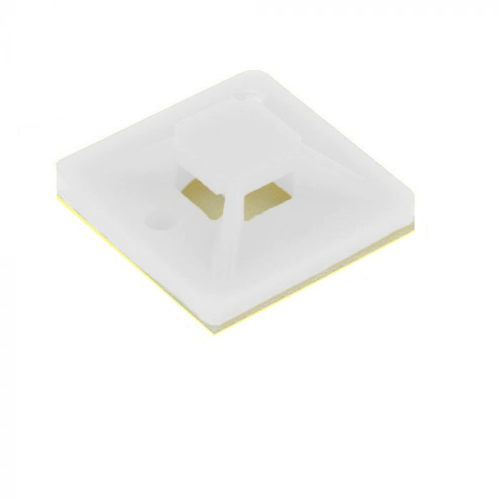 Площадка під стяжку кабельну TM 20х20 (100шт) біла, TAKEL [502210]