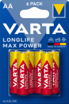 Батарейка Longlife Max Power AA, BLI 6 шт, Varta [4706101446]