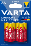 Батарейка Longlife Max Power AA, BLI 6 шт, Varta [4706101446]