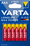 Батарейка Longlife Max Power AAA, BLI 6 шт, Varta [4703101446]