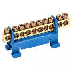 Шина нульова на Din-рейку 10 отв, TAKEL [502891с]