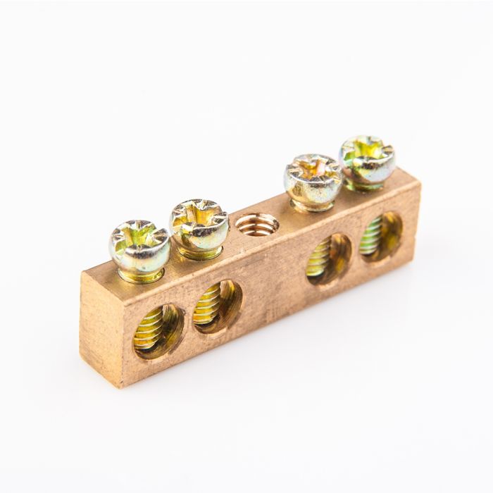 Шина нульова 4/1 6х9, TAKEL [502900]