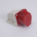 Розетка стаціонарна зовнішня 115 16А 380В 3Р+N+Е IP44, TAKEL [503213]