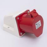 Розетка стаціонарна зовнішня 124 32А 380В 3Р+Е IP44, TAKEL [503225]