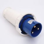 Вилка переносна 033 63А 220В 2Р+Е IP67, TAKEL [503236]