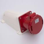 Розетка стаціонарна зовнішня 125 63А 380В 3Р+N+Е IP67, TAKEL [503240]