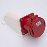 Розетка стаціонарна зовнішня 135 63А 380В 3Р+N+Е IP67, TAKEL [503243]