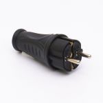 Вилка каучукова пряма 405 2Р+РЕ IP44, TAKEL [503350]