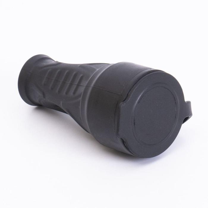 Розетка каучукова з захисною кришкою переносна 406 2Р+РЕ IP44, TAKEL [503357]