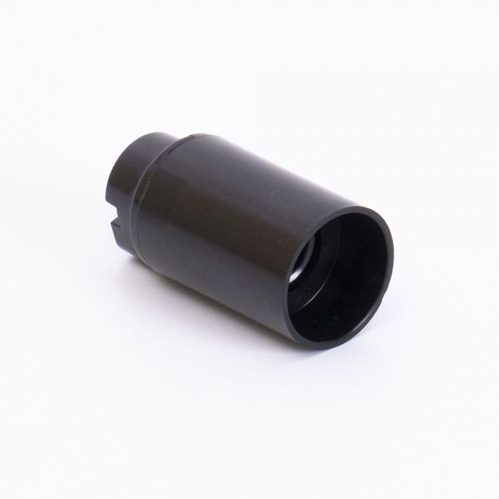 Патрон карболітовий Е14 підвісний, чорний, TAKEL [503700]