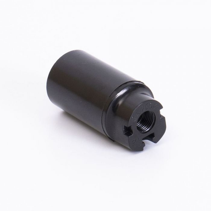 Патрон карболітовий Е14 підвісний, чорний, TAKEL [503700]