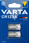 Батарейка CR 123A, BLI 2 шт, Varta [6205301402]