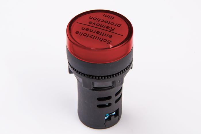 Світлодіодний індикатор AD22-22DS 230v АC/DC, червоний, TAKEL [505009к]