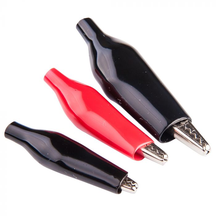 Зажим електричний ЗКС-28 (27мм) червоний, TAKEL [505601]