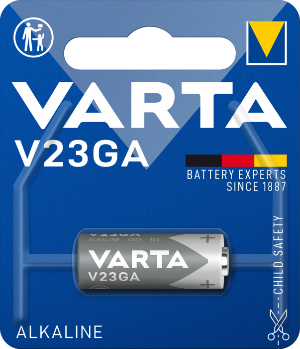Батарейка V 23 GA, BLI 1 шт, Varta [4223101401]