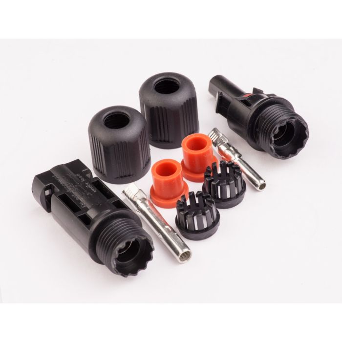 Конектор MC-4 для сонячних панелей, 6 мм.кв., пара (тато+мама), TAKEL [507001]